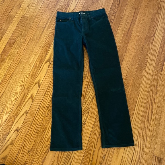 hunter green corduroy pants